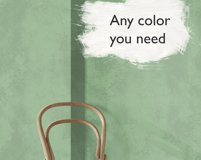 Customizable One Color Wallpaper, Solid Texture Wall Art, Custom Palette Wall Decor