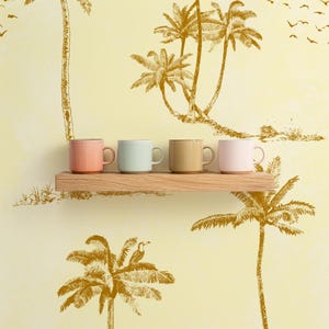 Carte da parati Palme Tropicali in Beige e Marrone