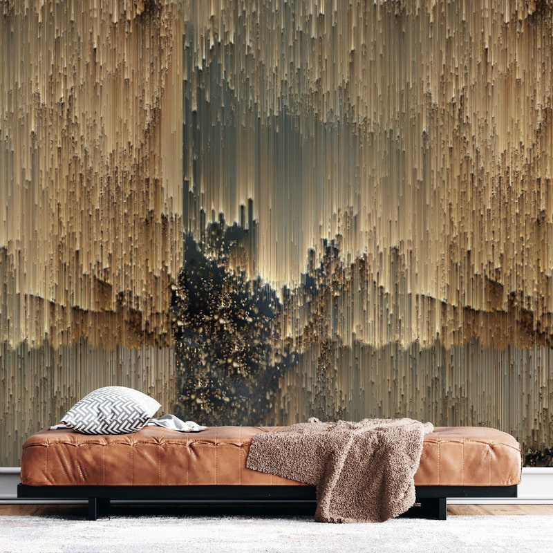 Gold Wallpaper - Etsy