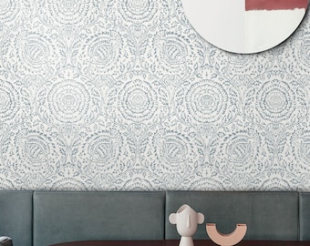 Victorian Wallpaper for Cottagecore Room Decor, Boho Wallpaper, Victorian Floral pint Country Home Decor
