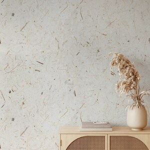 Handmade Paper Texture Wallpaper & Rag Paper Wall Art - Unique Eco ...