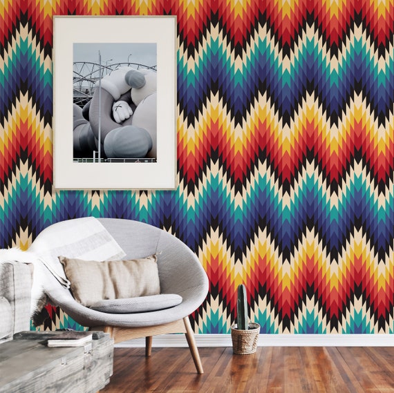 Unique Wallpaper for a Feature Wall, Chevron Wallpaper