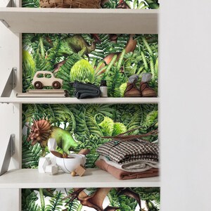 Carta da parati dinosauro, carta da parati bambini, dinosauri, stampa dinosauri, autoadesivi dinosauri, decorazione murali