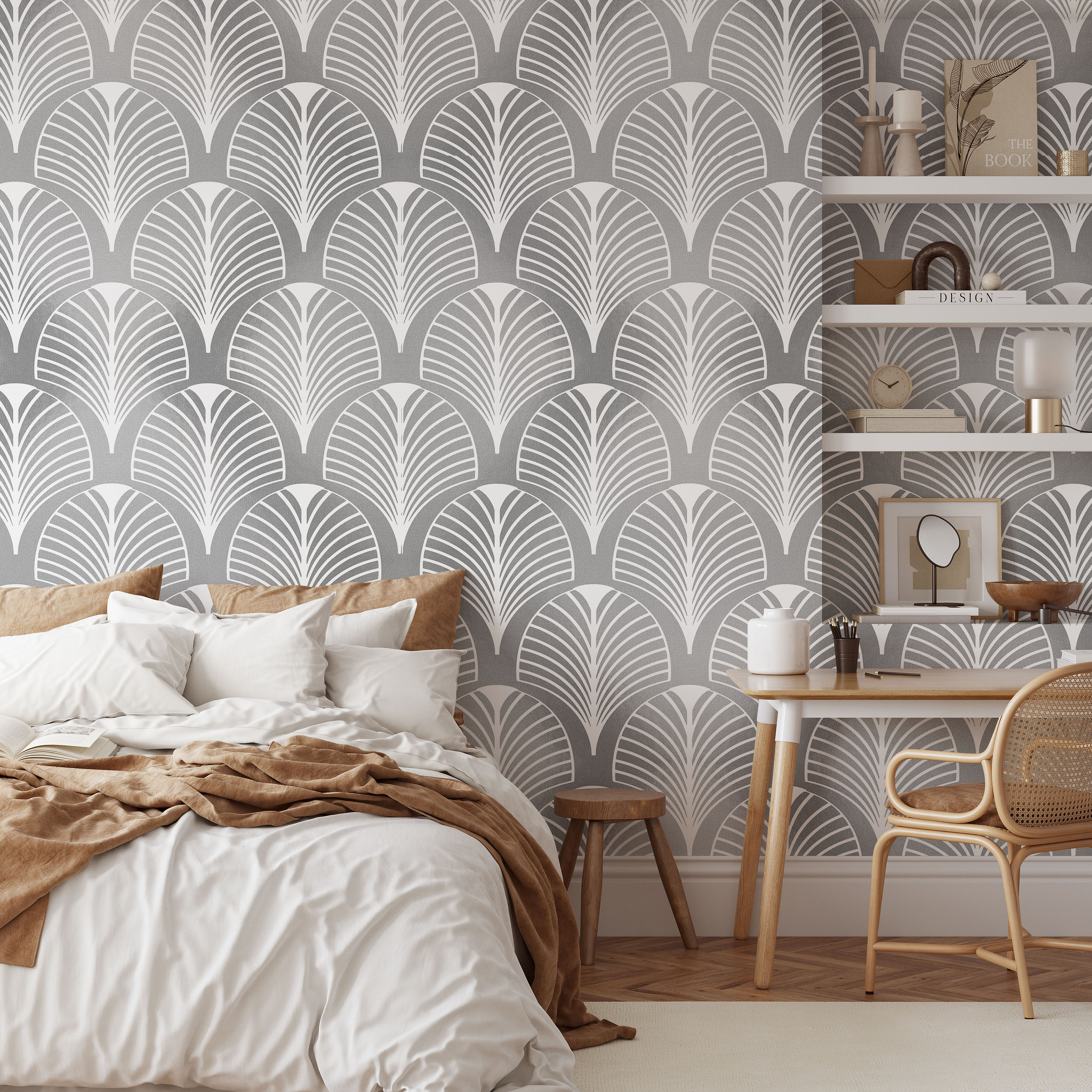 Art Deco Diamond Pattern Wallpaper for Walls | Art Deco City