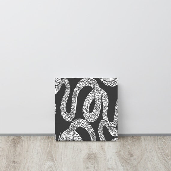 Ouroboros Print Canvas useful gifts also for coffee bar decor, aesthetic framed home inspo