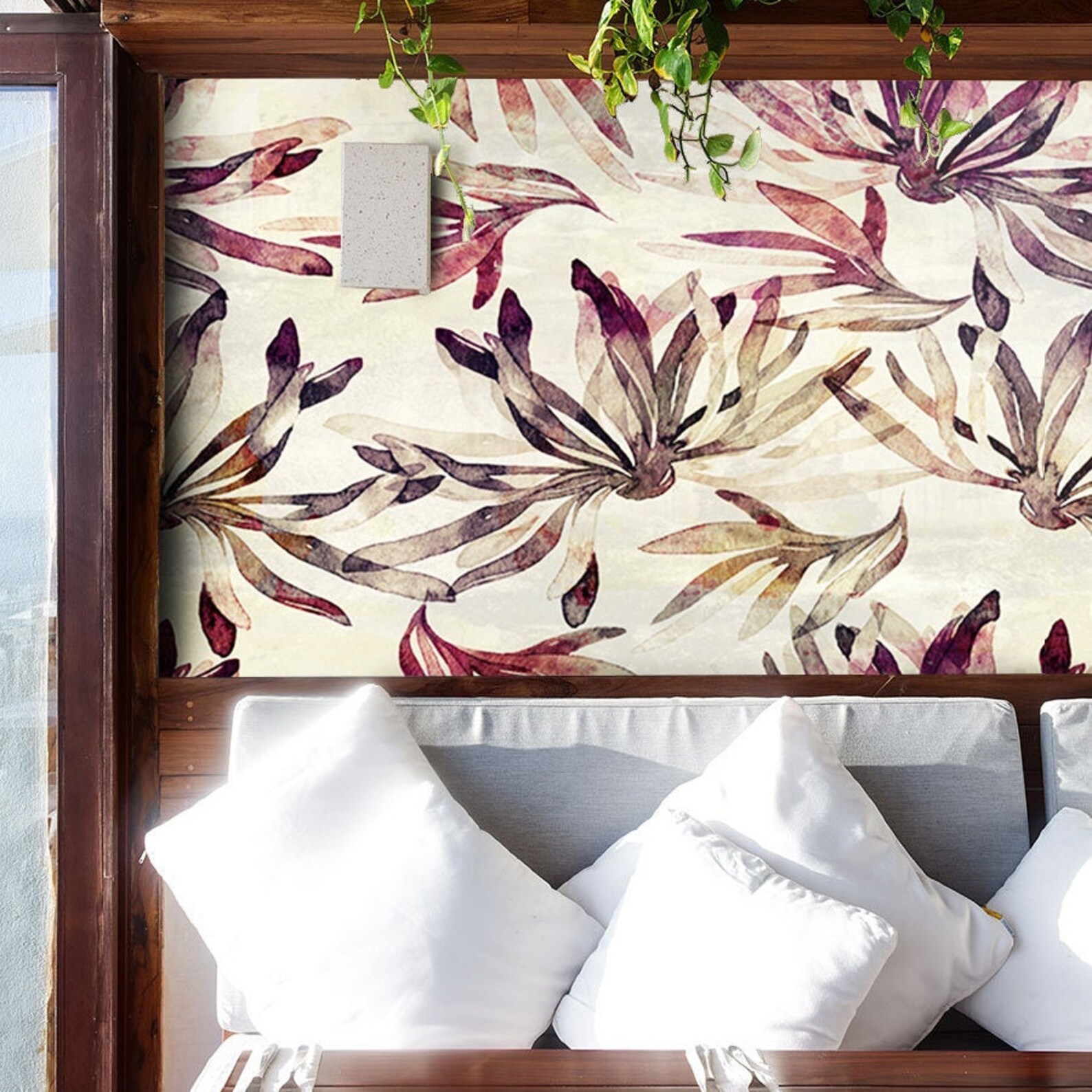 Seaweed Wallpaper Coastal Decor Beach House | Etsy