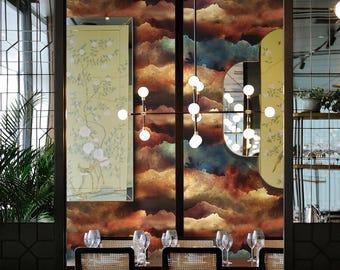 Abstract Painting Watercolor Wallpaper - Removable Wall Art for Modern Home Decor & Office Accent