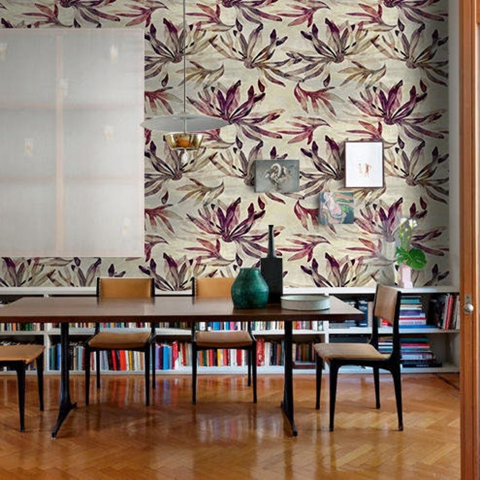 Seaweed Wallpaper Coastal Decor Beach House | Etsy