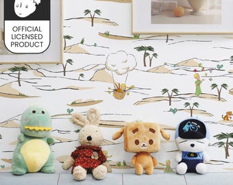 Official Little Prince Desert Wallpaper - Minimalist Sahara Pattern for Kids Room & Nursery Decor