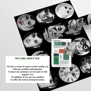 Decorative Plates Retro Wallpaper for Modern Home Decor - Etsy