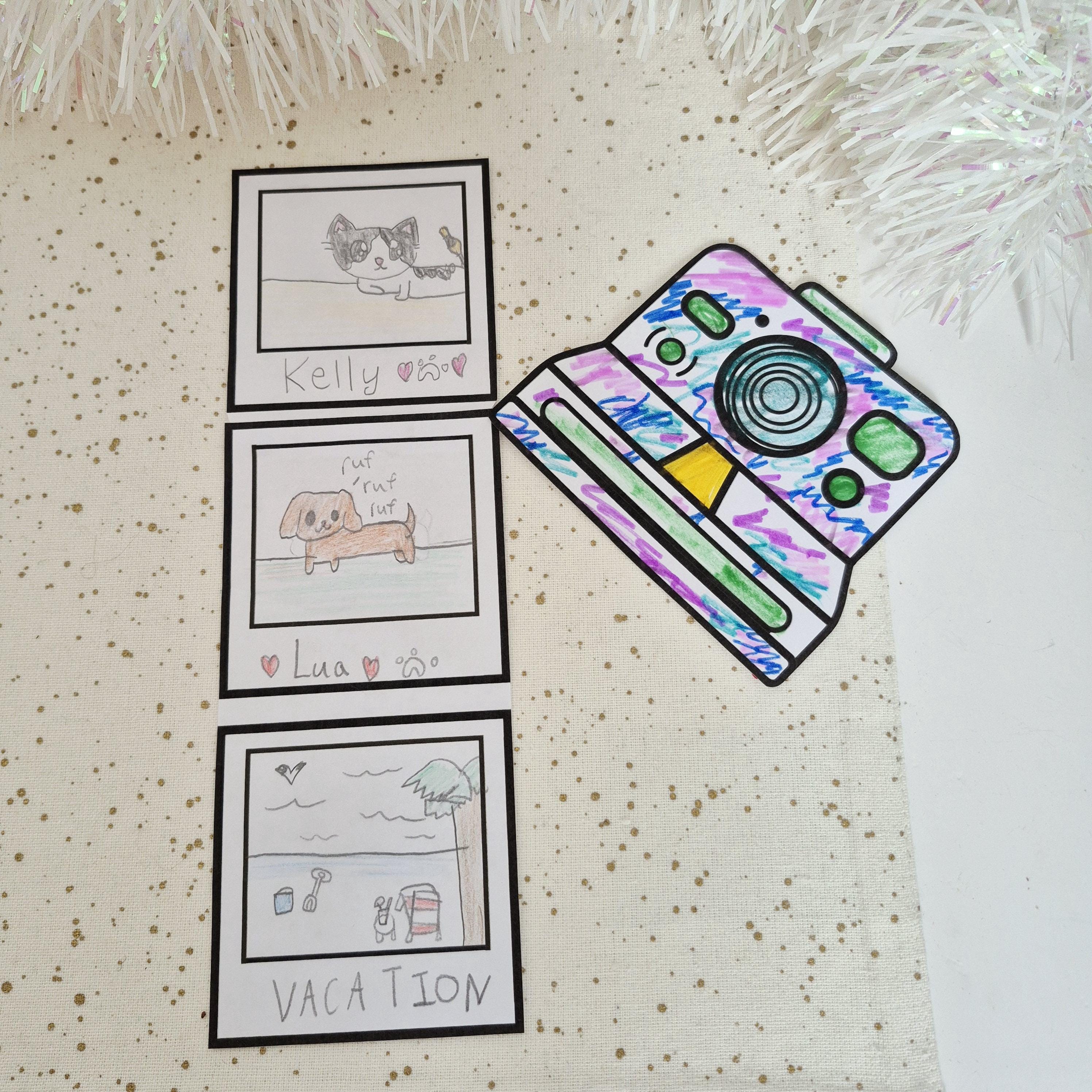 Printable Paper Camera Craft for Kids | End-of-year Memory Activity ...