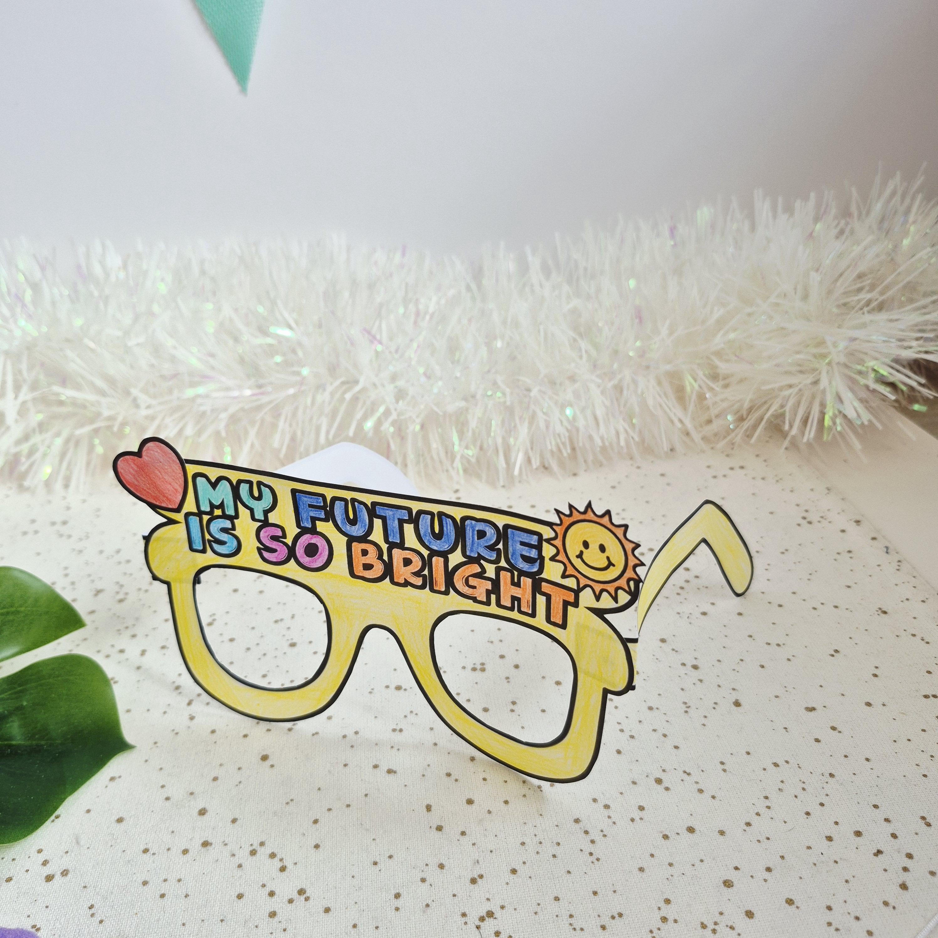 My Future is so Bright Sunglasses Craft, End of the Year Activity, Kids ...