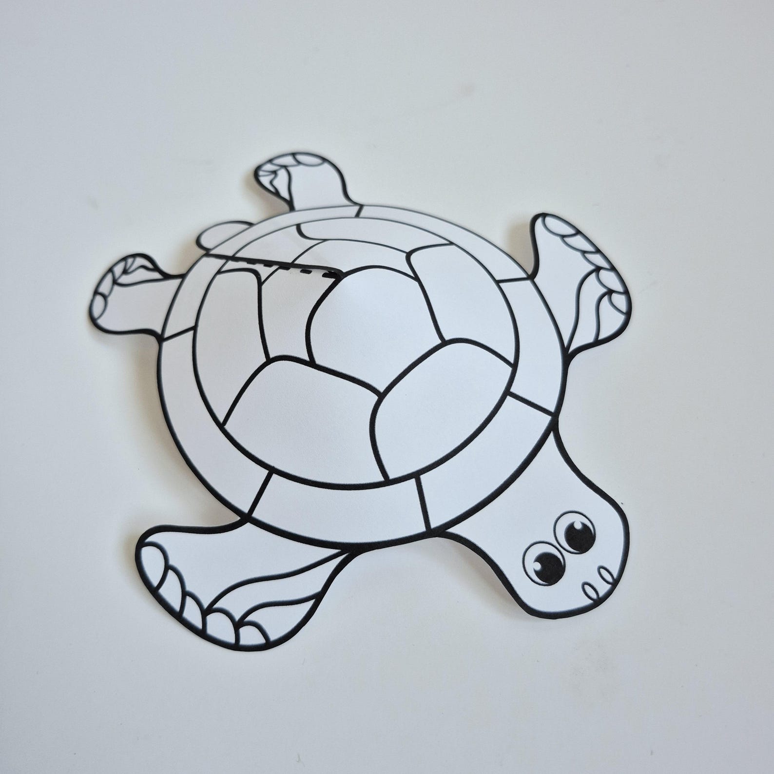 Printable Turtle Craft for Kids | 3D Paper Turtle Cut and Paste ...