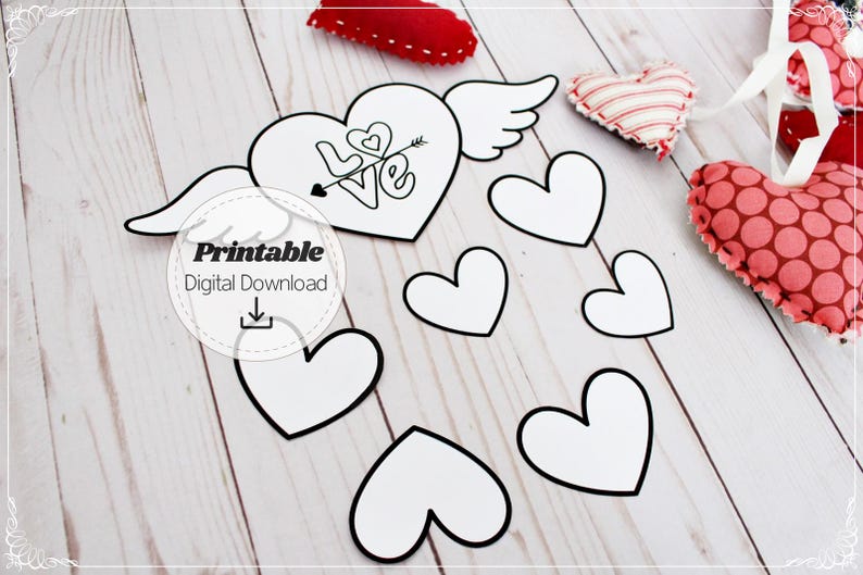Christian Valentine’s Day Craft for Kids | God is Love Heart Mobile ...