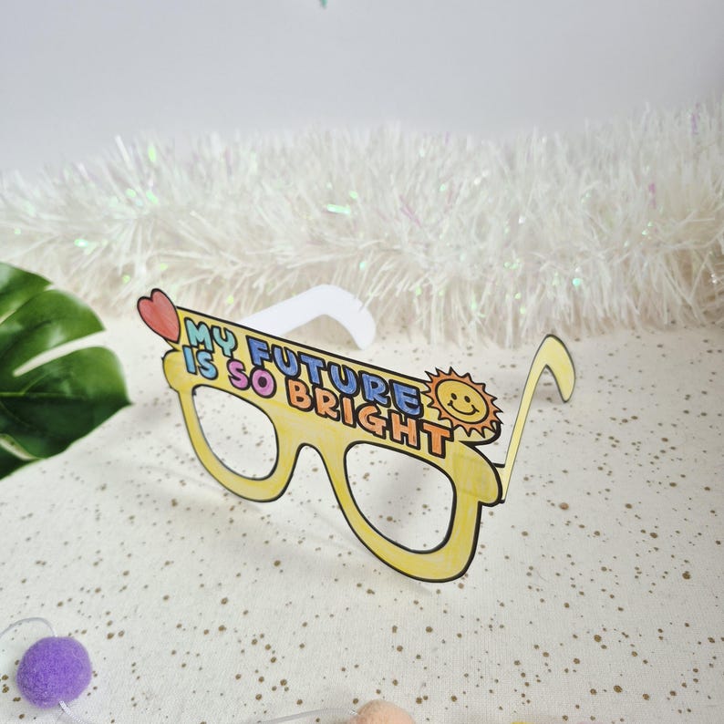 My Future is so Bright Sunglasses Craft, End of the Year Activity, Kids ...