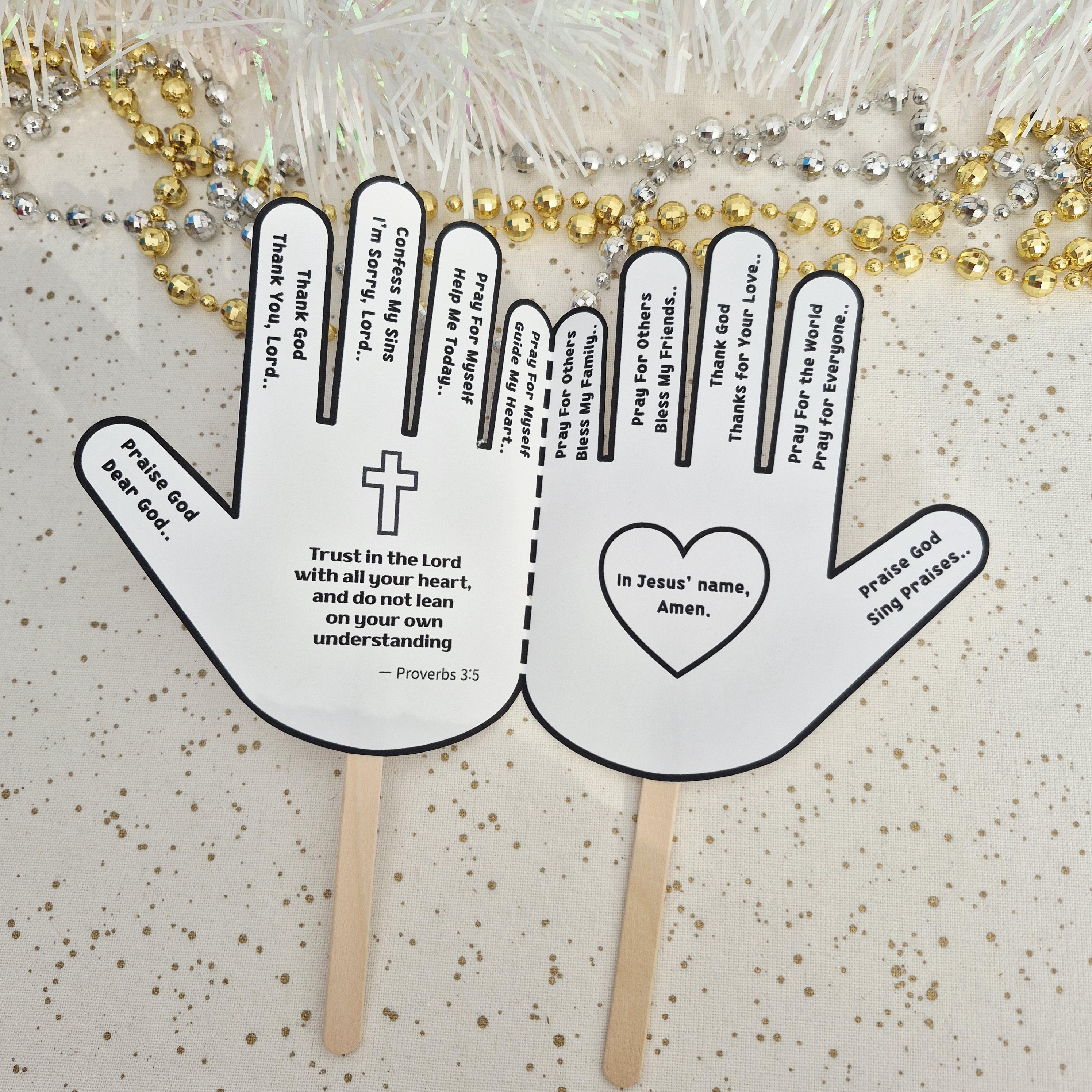 How to Pray Foldable Craft for Kids Sunday School Bible Lesson, Prayer ...