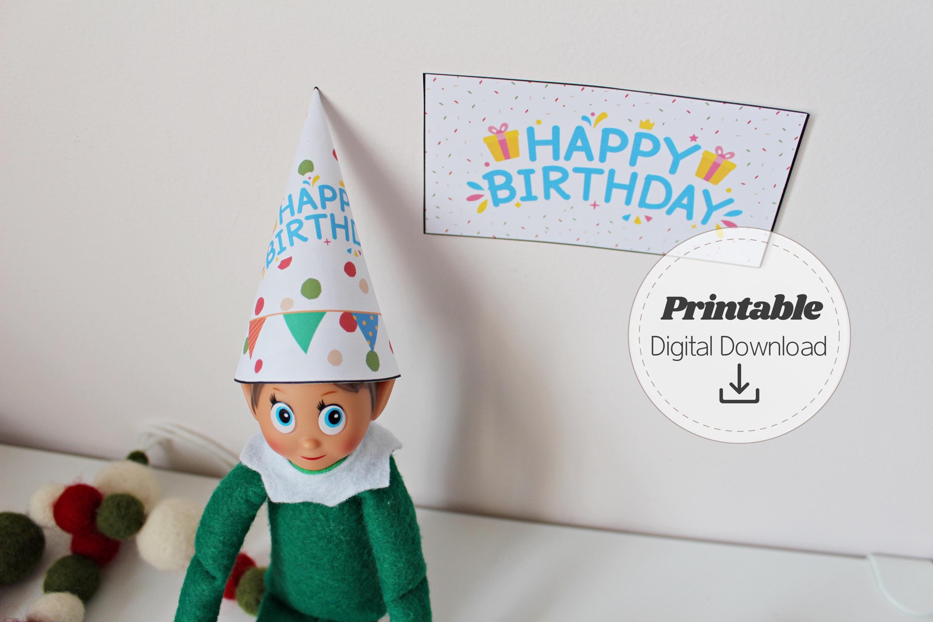 Elf Hat Printable