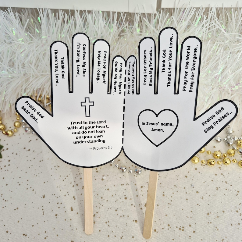 How to Pray Foldable Craft for Kids Sunday School Bible Lesson, Prayer ...