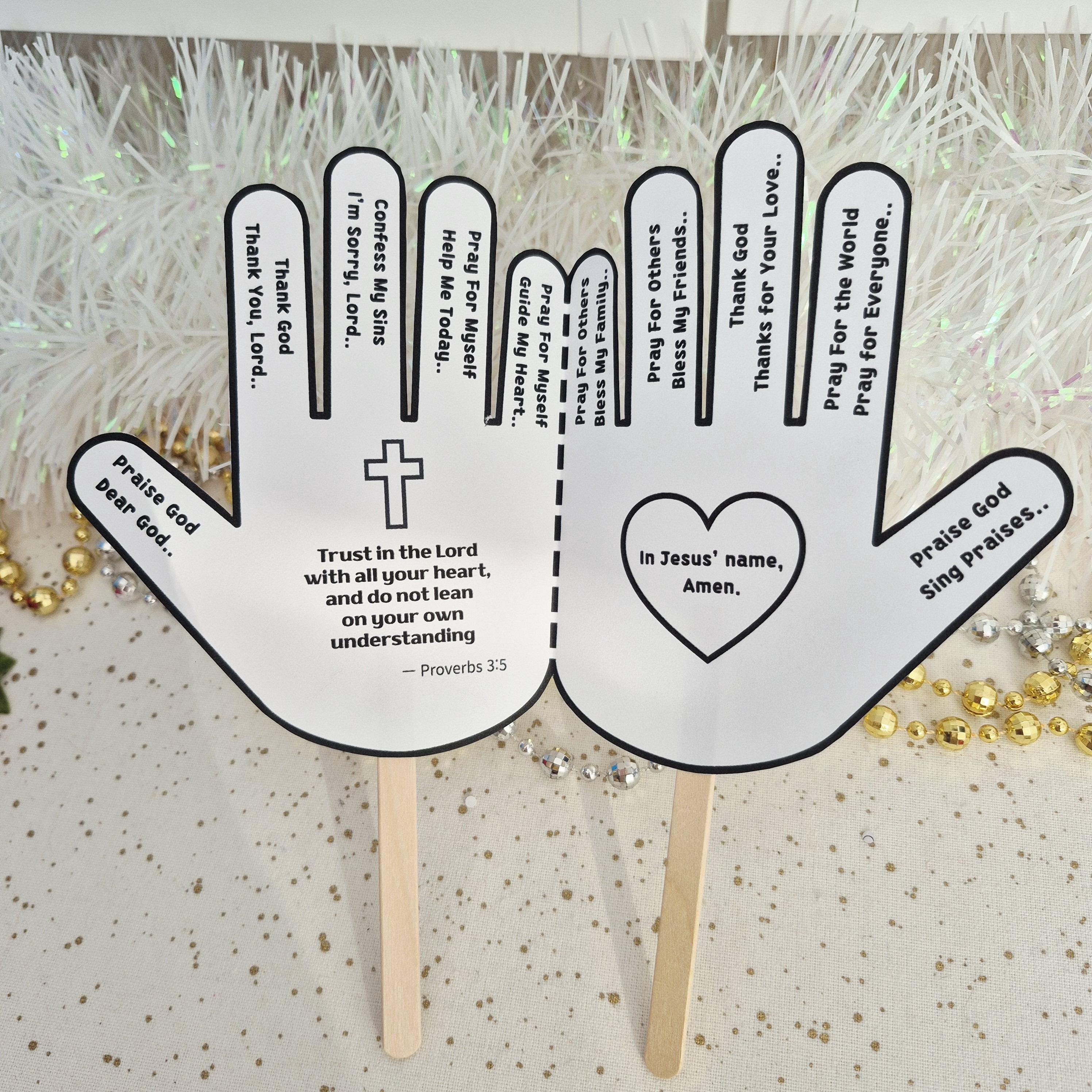 How to Pray Foldable Craft for Kids Sunday School Bible Lesson, Prayer ...