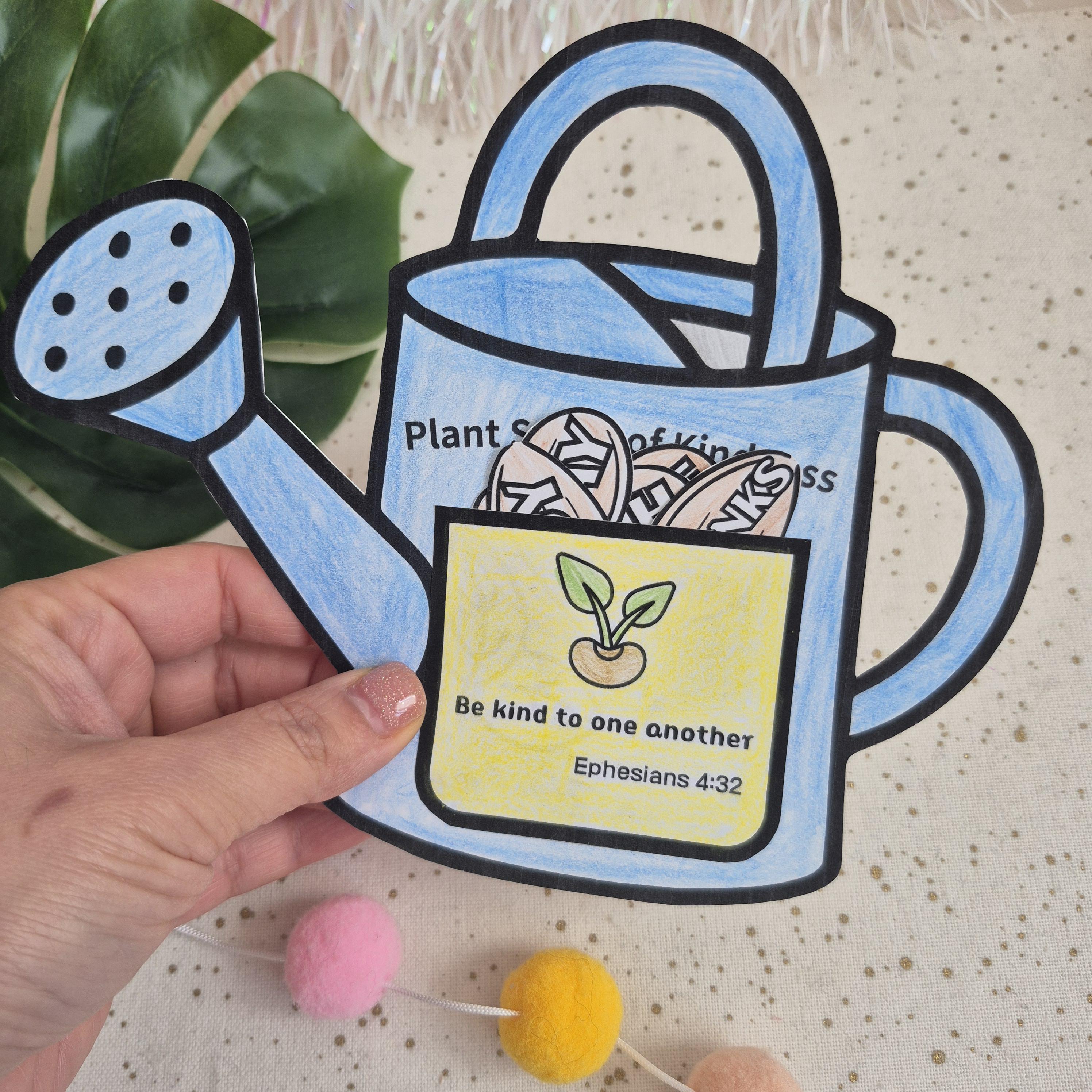 Kindness Seeds Bible Craft for Kids, Ephesians 4:32 Sunday School ...