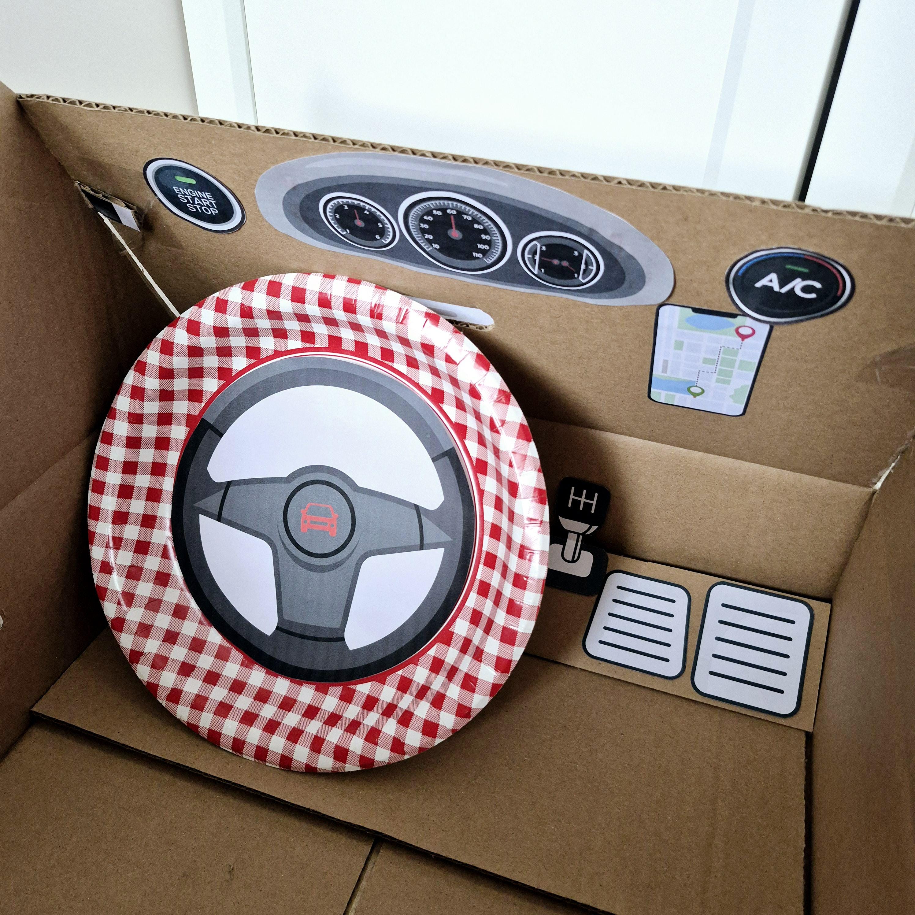 40 Adorable Cardboard Crafts For Kids 24 DIY Cardboard Box Car Template Kids Craft Activity Printable PDF Car…