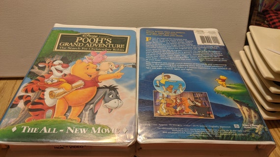 Disney Classics Vhs Movies Vhs Tapes Pooh S Grand Etsy Denmark