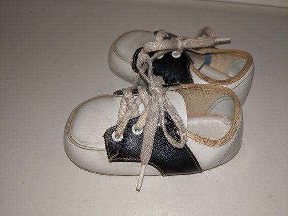 Vintage Baby Saddle Oxford Shoes / 50s / Saddle S… - image 3