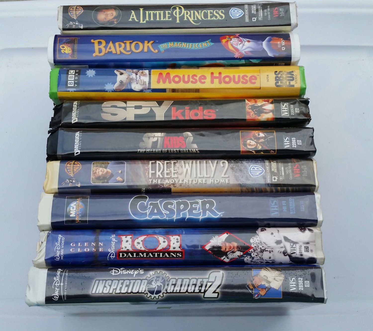90s VHS Tapes / A Little Princess / Bartok / Mouse Hunt / Etsy Australia