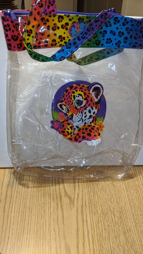 Rare 90s Lisa Frank Tote Bag / Rainbow Leopard / H