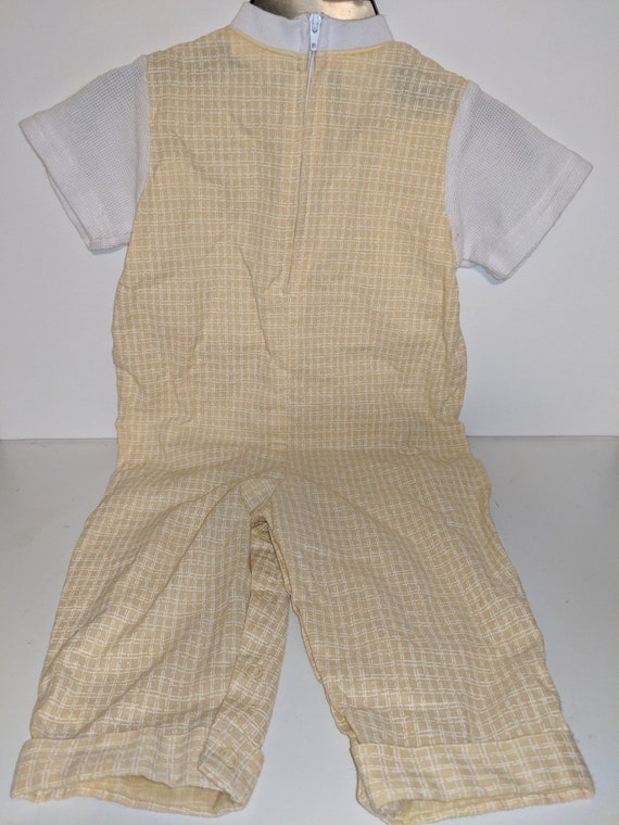 Gingham Romper / 6-9 Months / Yellow Gingham / Vi… - image 5