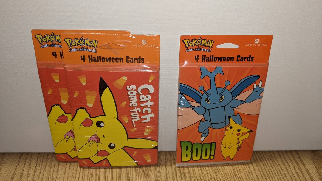 Pokemon Halloween Cards / Pikachu Halloween Cards / Pikachu / Pokemon