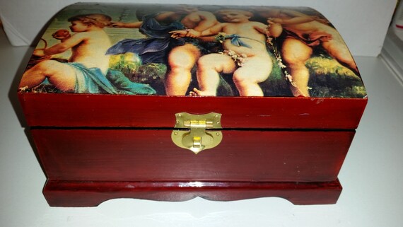 Art Jewelry Box / Art Deco / Painting / Art / Art… - image 2