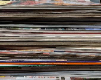 Lot of 5 Random Magazines /Fashion / Cooking / Politics / Entertainment / Travel / Home Decor / Magazines / Magazine / Vision Board / Craft