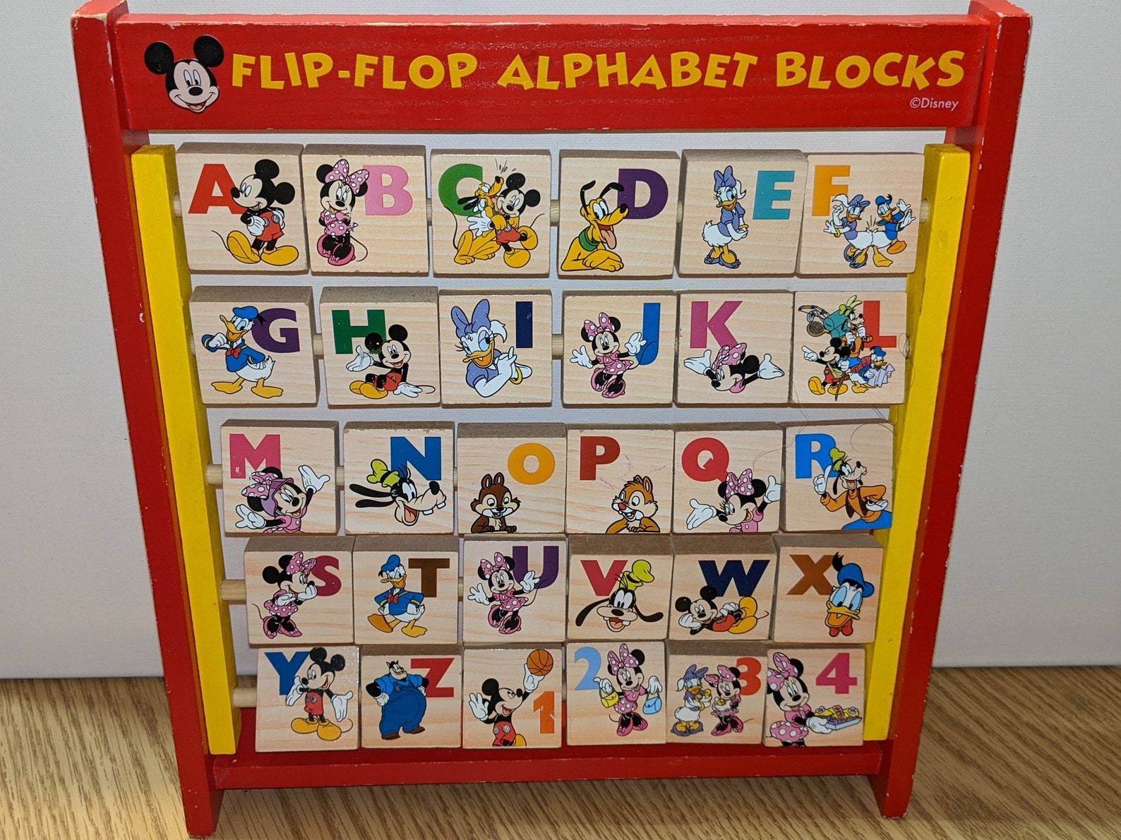 Disney Mickey Mouse Clubhouse Flip Flop Alphabet Blocks / Etsy