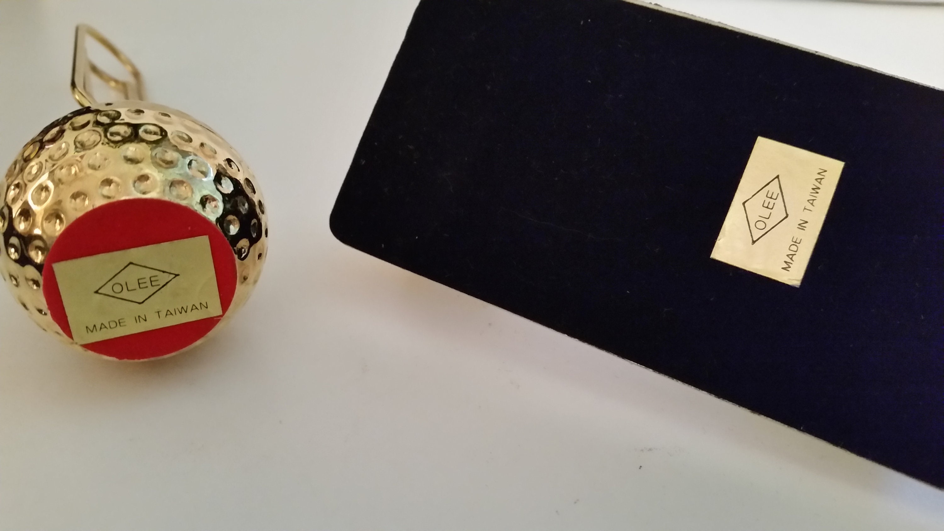 Brass Golf Office Decor / Golf Club Desk Paper Clip / Brass / Etsy UK