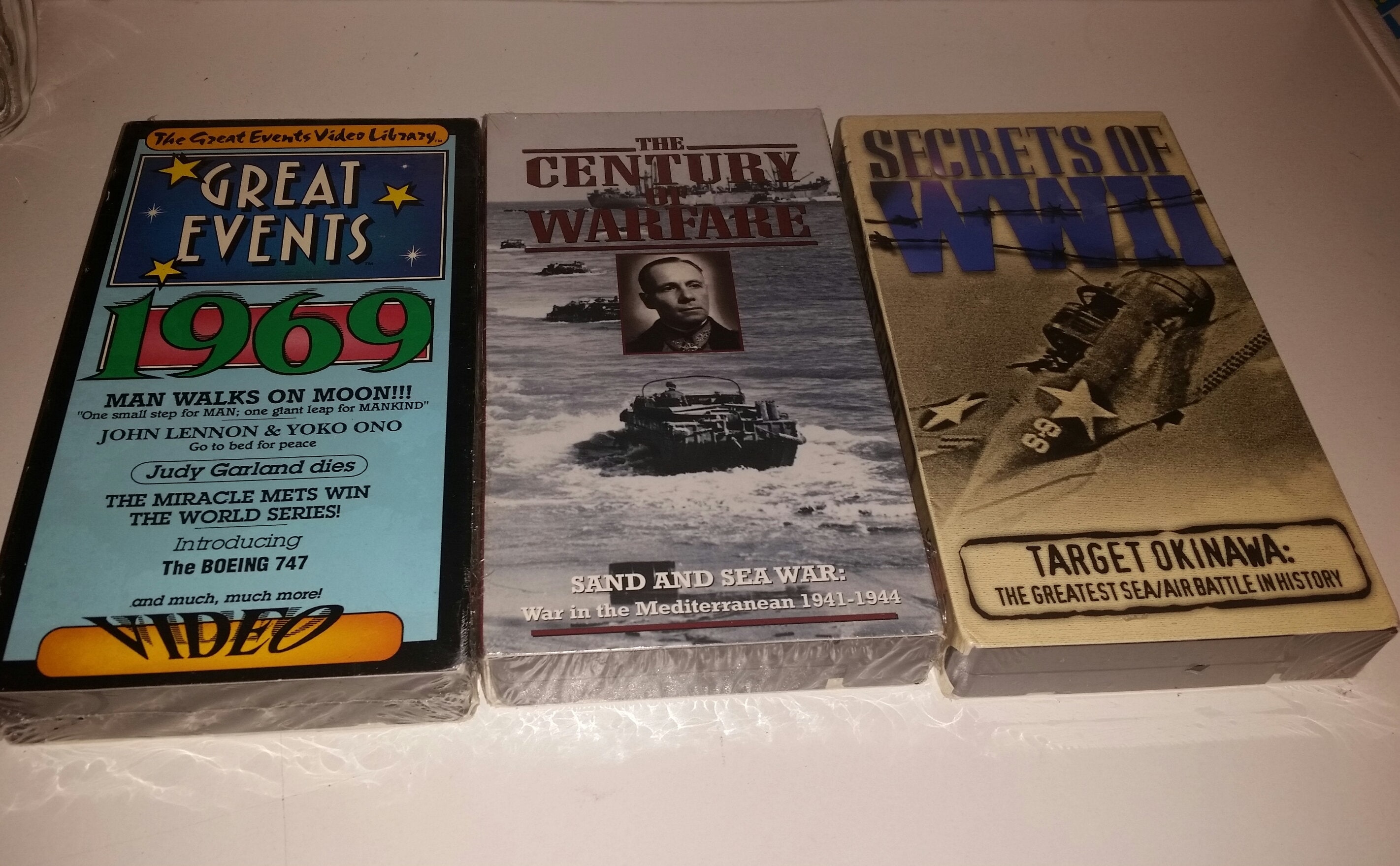その他 Century of Warfare [VHS] VHS Tapes / Target Okinawa / Century of Warfare/ 69 Great Events