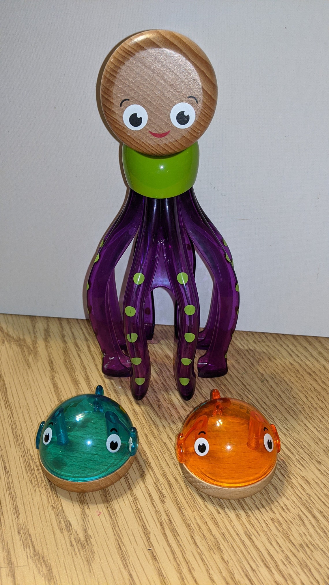 Fisher Price Wooden Sea Party Octopus / Toddler Toy / 18 Etsy