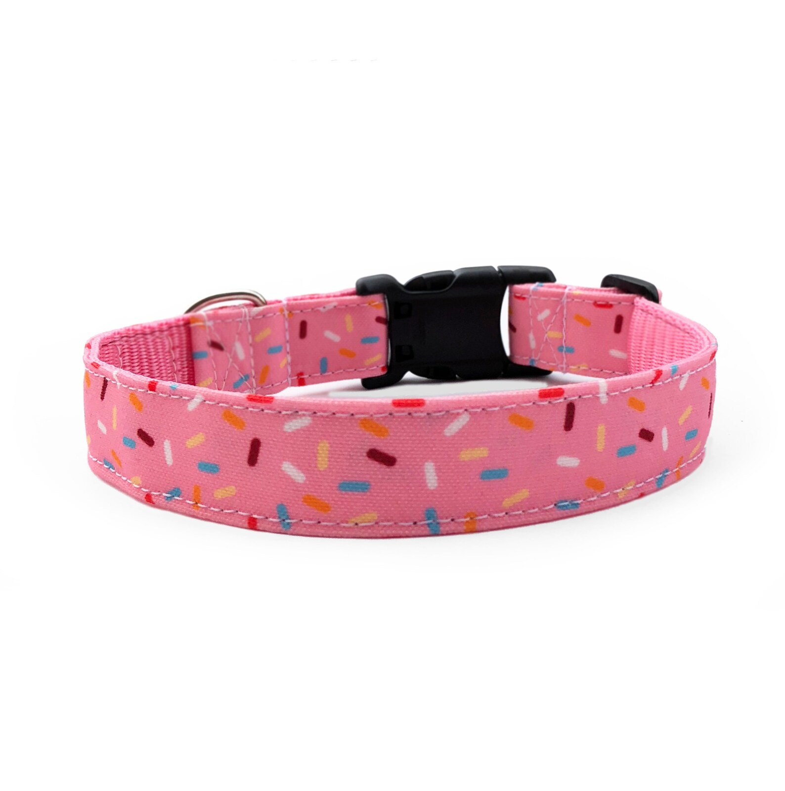 Mmmm Donuts Pink Dog Collar Sprinkle Dog Collar Donut Dog Etsy