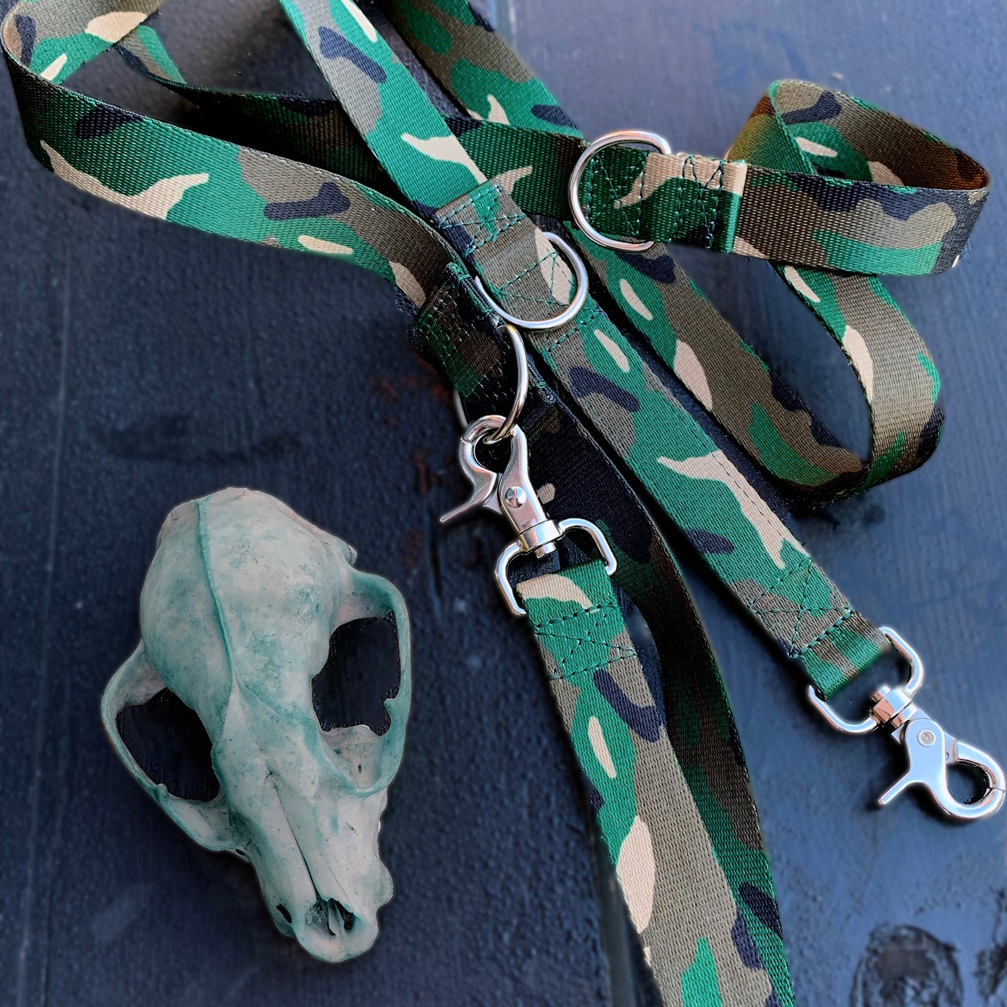 Camo Dog Leash Multi Use Dog Leash Camouflage Dog Leash Etsy Singapore