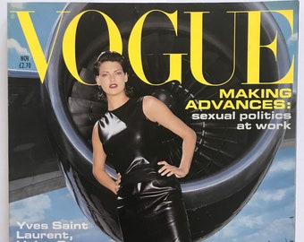 Vogue UK Nov 1994 British Original Vintage Magazine Linda