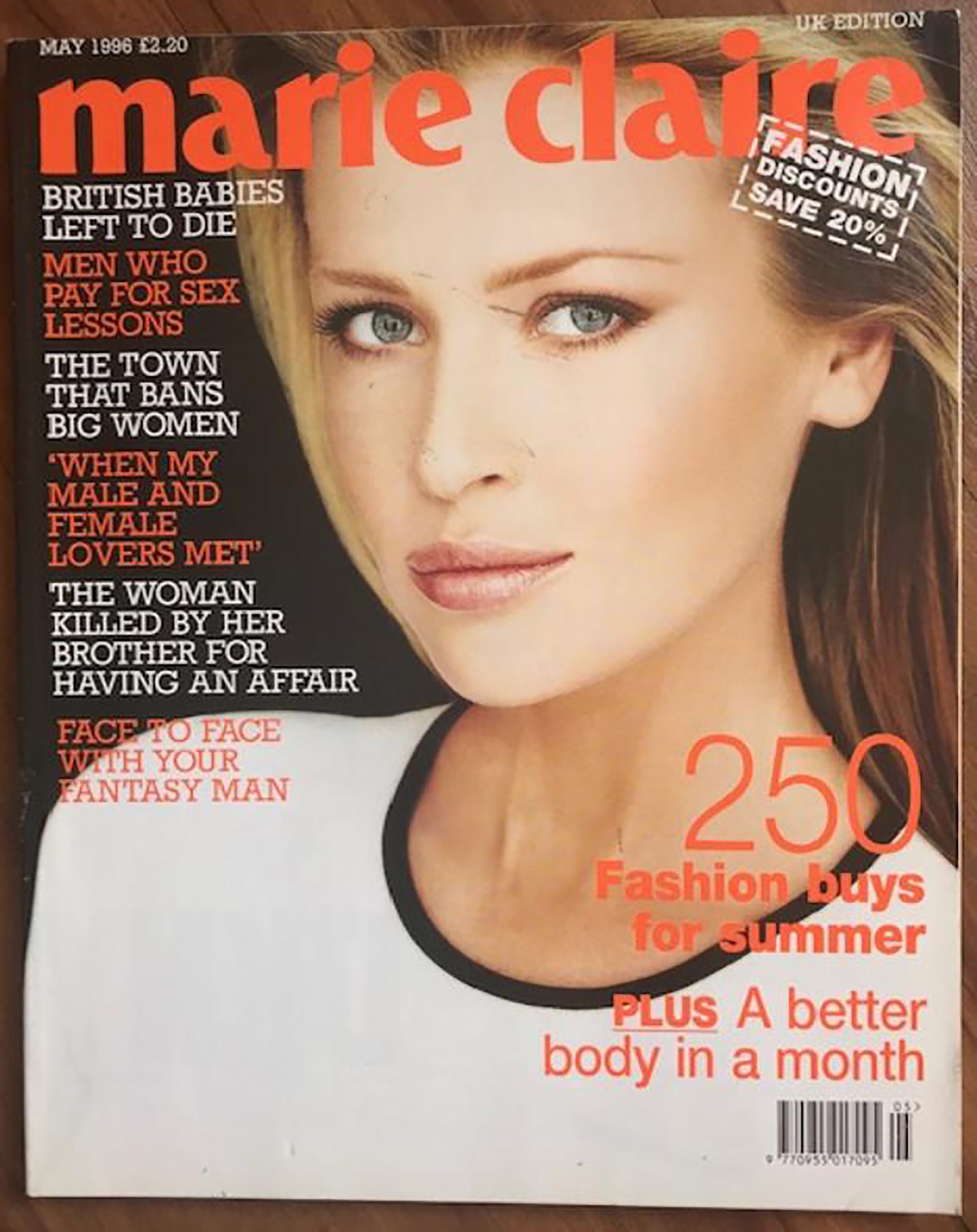 Marie Claire UK Edition May 1996 Original Vintage Fashion