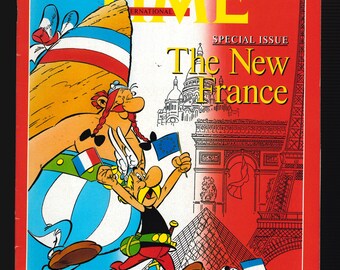 TIME EUROPE JULY 15 1991 Vintage Magazine The New France Asterix