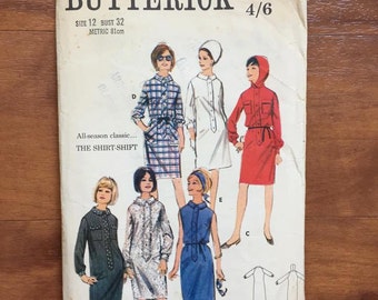 Butterick Original Printed Patterns 1966 no 3568 Gift Present Bithday