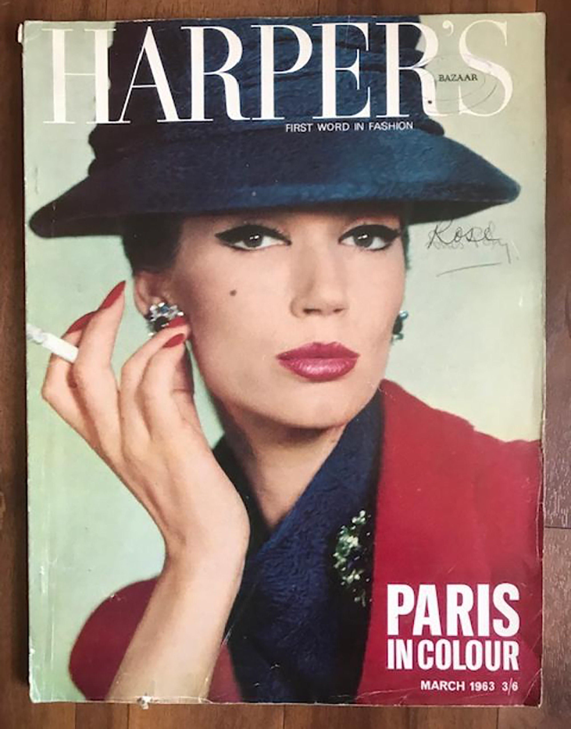 ハーパーズ バザー UK 1963年3月号 英国オリジナル ヴィンテージ レア 