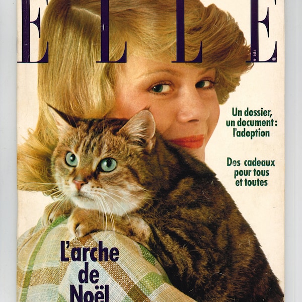 Elle 17 dicembre 1973 Edizione francese Vintage Magazine