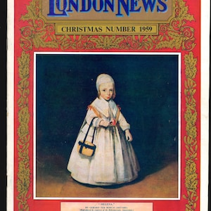 Illustrated London News Christmas 1959  Original Vintage Magazine