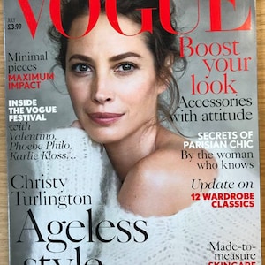 Vogue UK Juli 2014 Britisches Original Fashion Magazine Geschenk Geburtstag Christy Turlington Cover