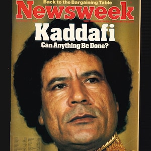 Newsweek Magazine Dec 3 1984 Kaddafi / Cartier Advert 40th