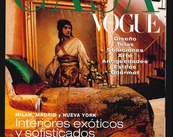 ヴィンテージの希少雑誌「CASA VOGUE」1980年11月号 - 印刷され