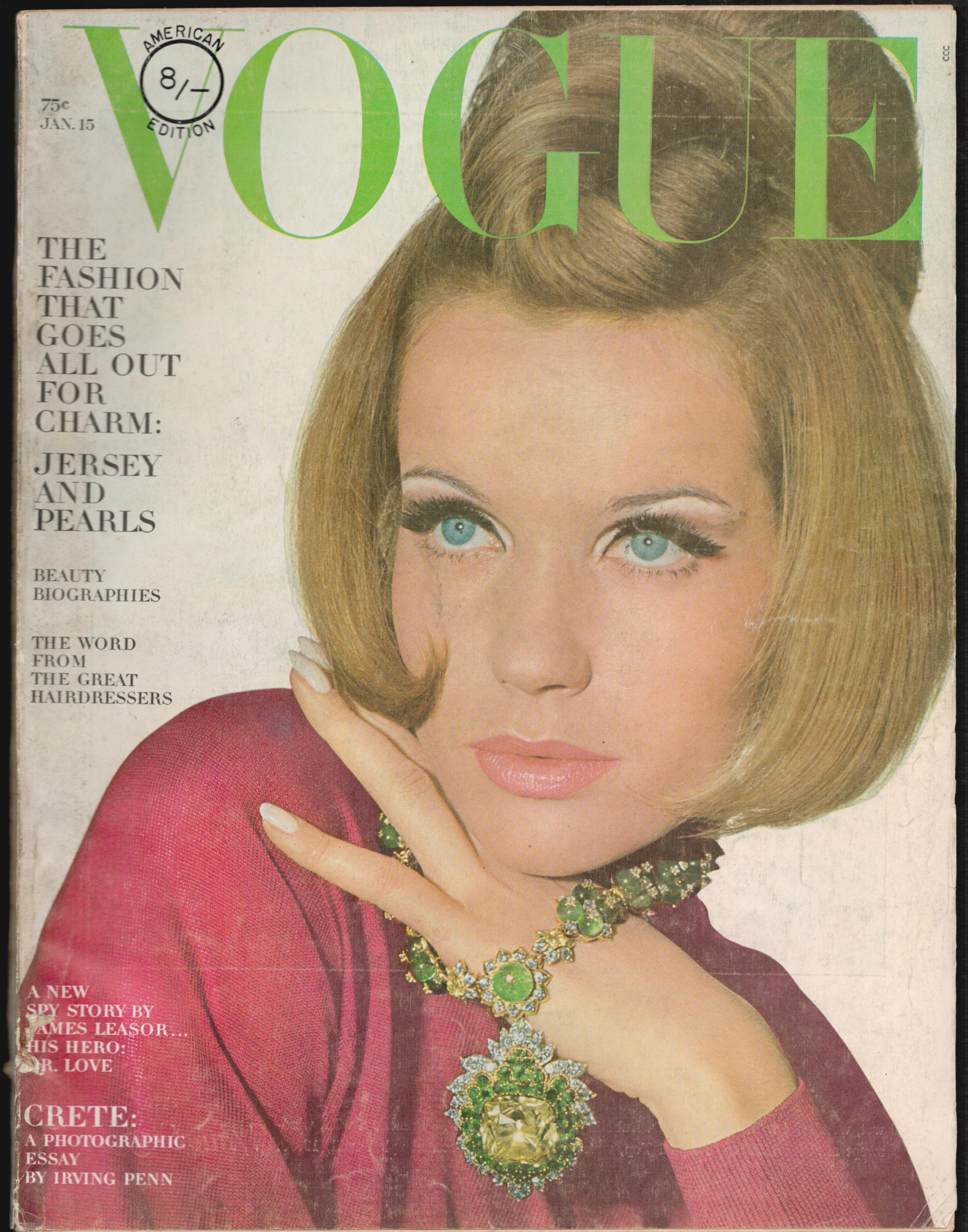 Vogue US Jan 15 1965 Original Vintage American Edition Fashion